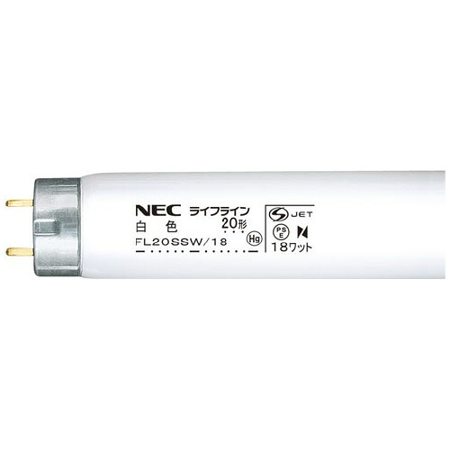 ホタルクス 一波長形蛍光灯グロースタータ形　２０Ｗ　白色２５本　ホタルクス FL20SSW/18