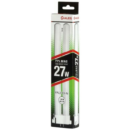 楽天市場】蛍光灯 蛍光ランプ 昼白色 長寿命 3波長 FPL27EX-N 蛍光灯