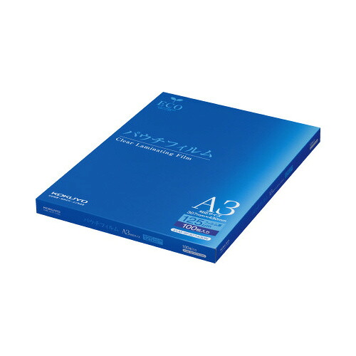 コクヨ パウチフィルム　１２５ミクロン　Ａ３判　１００枚入 KLM-SF307430N