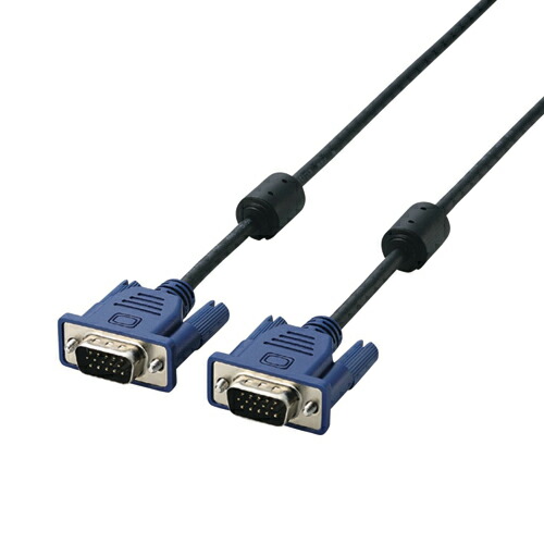 エレコム Ｄ－Ｓｕｂ１５ピン ミニ ケーブル ２０ｍ ＶＧＡ ブラック CAC-L20BK/RS