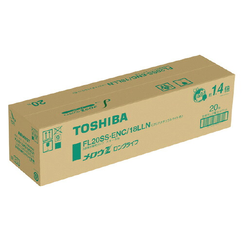 東芝ライテック 東芝 メロウＺロング生命現象 ２０Ｗ グロースタータ 昼白いこと２５本 FL20SSENC18LLN