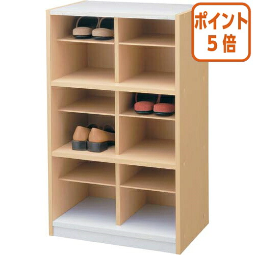 ★5月9日17時申しつける分より尖んがり5倍★ バリュテック スリッパシューズラック ２列１２足用 PLN-14C