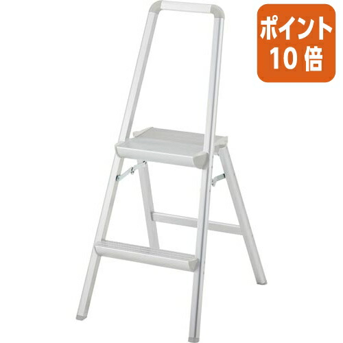★3月12日17時注文分よりポイント10倍★長谷川工業 上枠付天板幅広踏み台　２段 SREW-6A