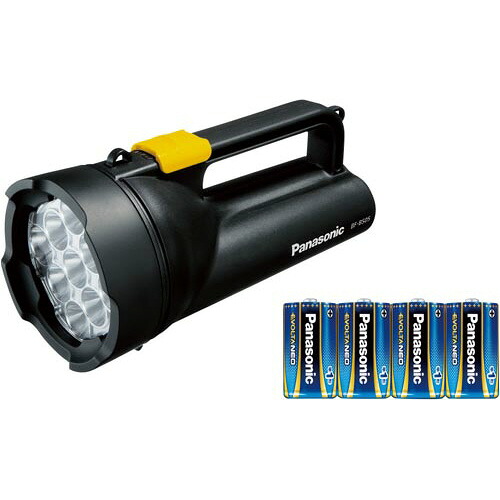 Ｐａｎａｓｏｎｉｃ 乾電池エボルタＮＥＯ付きワイドパワー　ＬＥＤ強力ライト　４４００ｌｍ BF-BS05N-K