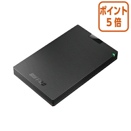 ★5月9日17時申しつける分より尖んがり5倍★ ＢＵＦＦＡＬＯ 携帯型ＨＤＤ １ＴＢ 黒いこと 固定ディスク-PCG10U3-BBA