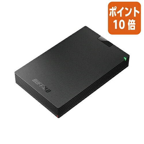 ★3月12日17時注文分よりポイント10倍★ ＢＵＦＦＡＬＯ ポータブルＨＤＤ　２ＴＢ　ブラック HD-PCG20U3-GBA