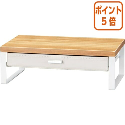 ★3月12日17時注文分よりポイント5倍★ カウネット Ｋａｔａｚｕｋ　引出付机上台　幅３９０ｍｍ　ナチュラル 4303-6745