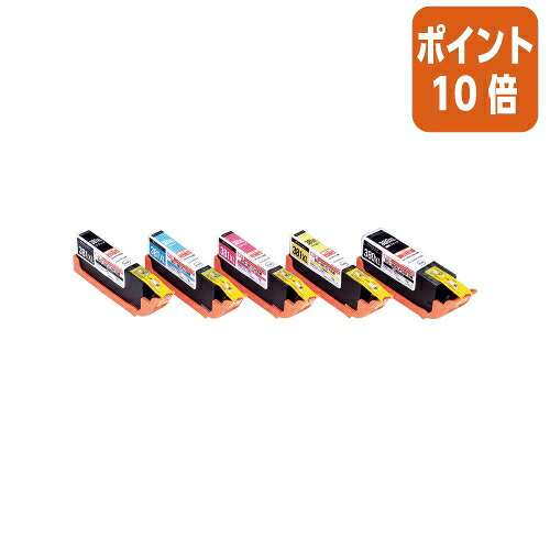 ★3月12日17時注文分よりポイント10倍★エレコム キヤノン互換インク　ＸＬ５色セット　ＢＣＩ－３８０３８１ＸＬシリーズ互換 CC-C380381XL5PK
