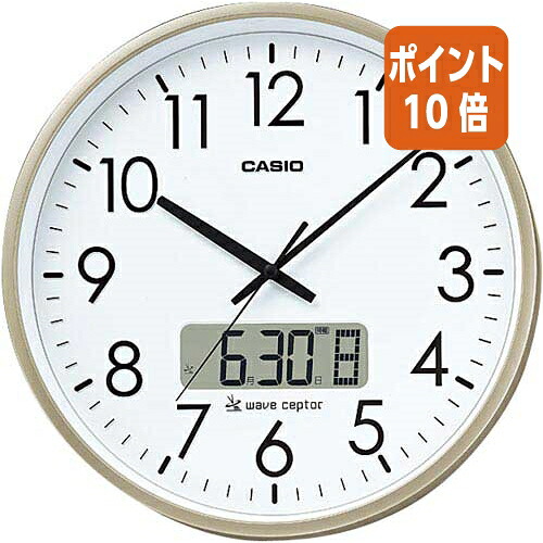 ★3月12日17時注文分よりポイント10倍★カシオ計算機 カシオ　電波掛時計　直径３６０×５４ｍｍ IC-2100J-9JF