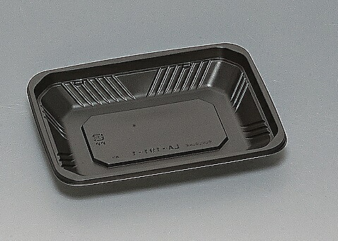 ★送料無料★LA-191-1 本体 黒（900枚/ケース）　使い捨て容器｜パケットポーチェ