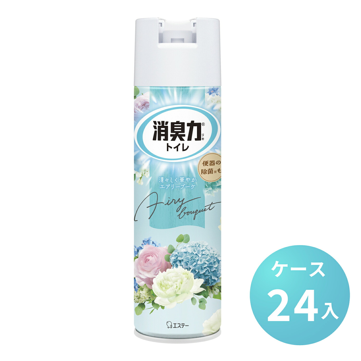 消臭力 トイレ用 消臭スプレー エアリーブーケ芳香剤 (365ml)[ケース24本入] エステー｜パケットポーチェ 10,811円