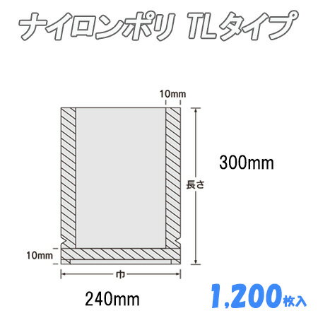 ナイロンポリ TLタイプ 24-30 (1,200枚）