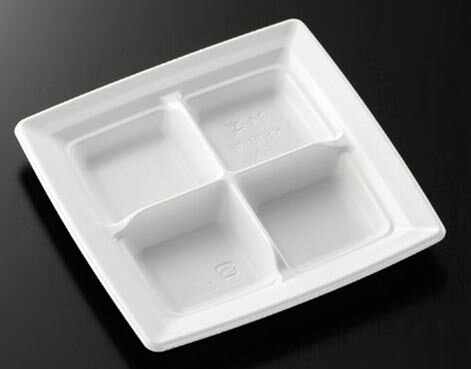 使い捨て容器 CT沙楽 KS18-18-A W身(800枚/ケース)使い捨て 皿 容器 簡易食品容器 業務用 シンプル