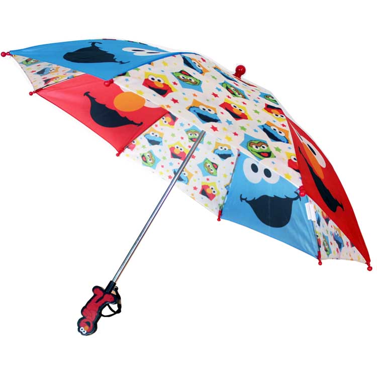 子ども傘 傘 キッズ 子供用 40cm セサミストリート エルモ クッキーモンスター ABG画像