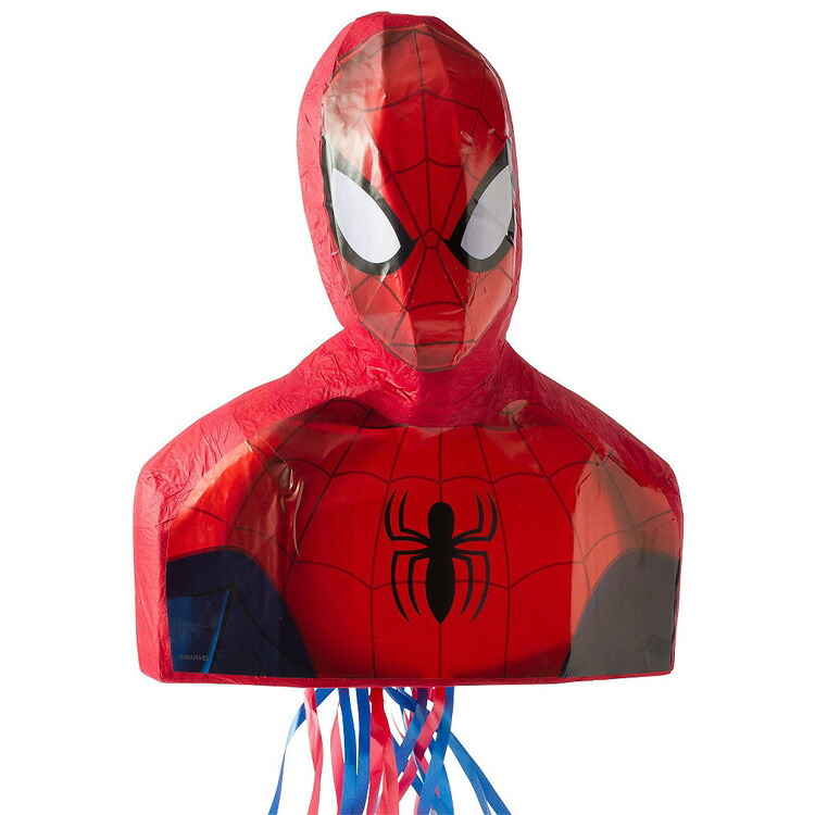 【マラソン限定◆POINT10倍】ディズニー スパイダーマン ピニャータ 3D 45cm アムスキャン