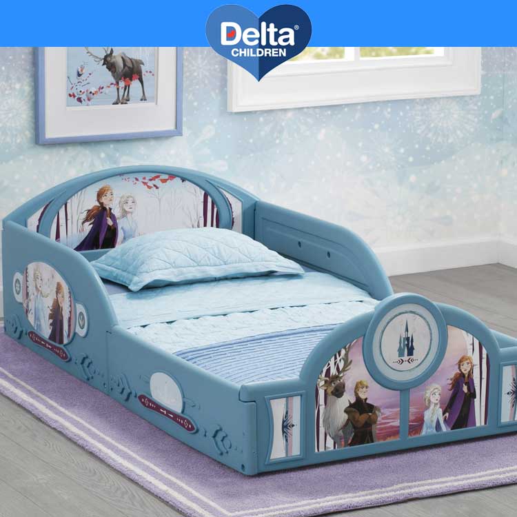 Online Only 2 Delta アナと雪の女王 キッズ ディズニー デルタ トドラーベッド プレイスペース 子ども用 子供用ベッド 子供部屋 幼児 海外取寄 爆買い 海外取寄