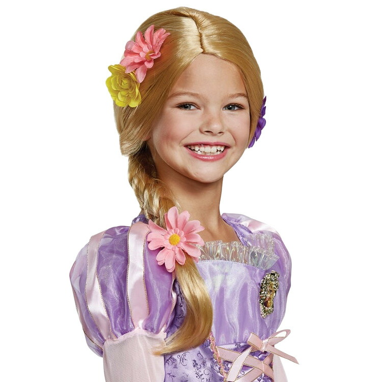 【マラソン限定◆POINT3倍】ディズニー プリンセス 塔の上のラプンツェル ウィッグ 女の子 キッズ 子供 かつら コスプレ disguise 79551 ルービーズ