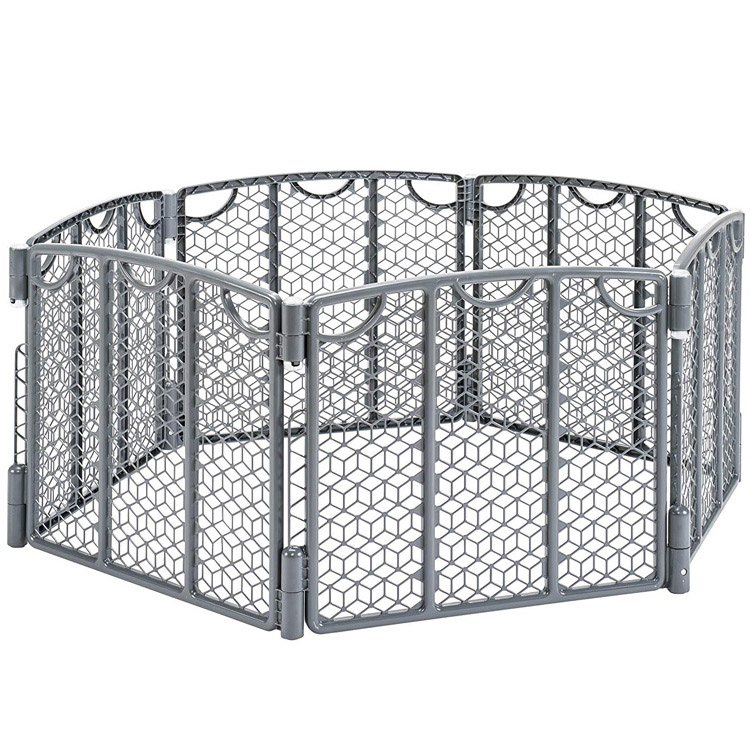 美しい Online Only 海外取寄 ベビーゲート プレイスペース バーサタイル イーブンフロー 6パネル グレー Evenflo 配送区分a 2020新作モデル Www Lexusoman Com