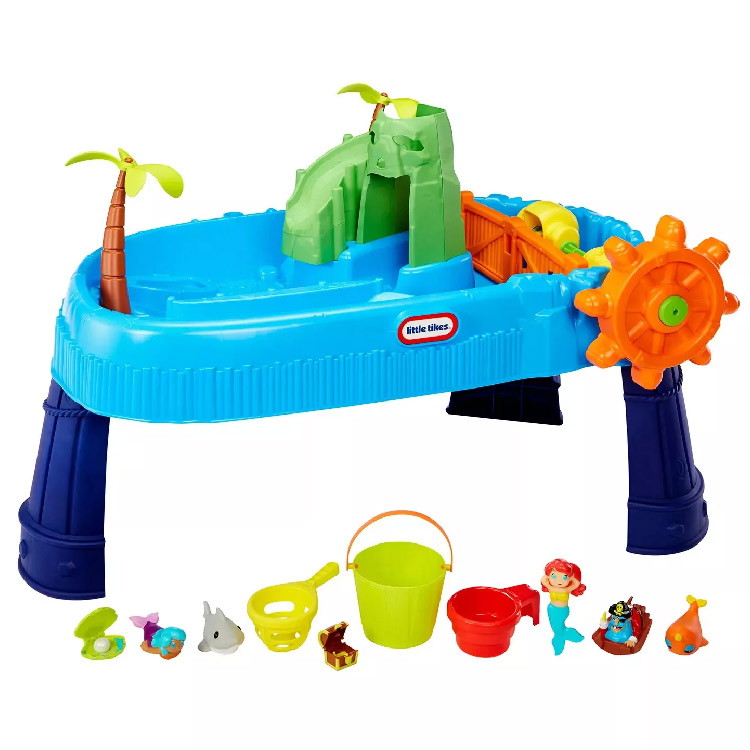 【百貨店SALE★割り引き商いもの】リトルタイクス トレジャー 島 お水 一覧表 水遊び 盛り砂 Littletikes 641213