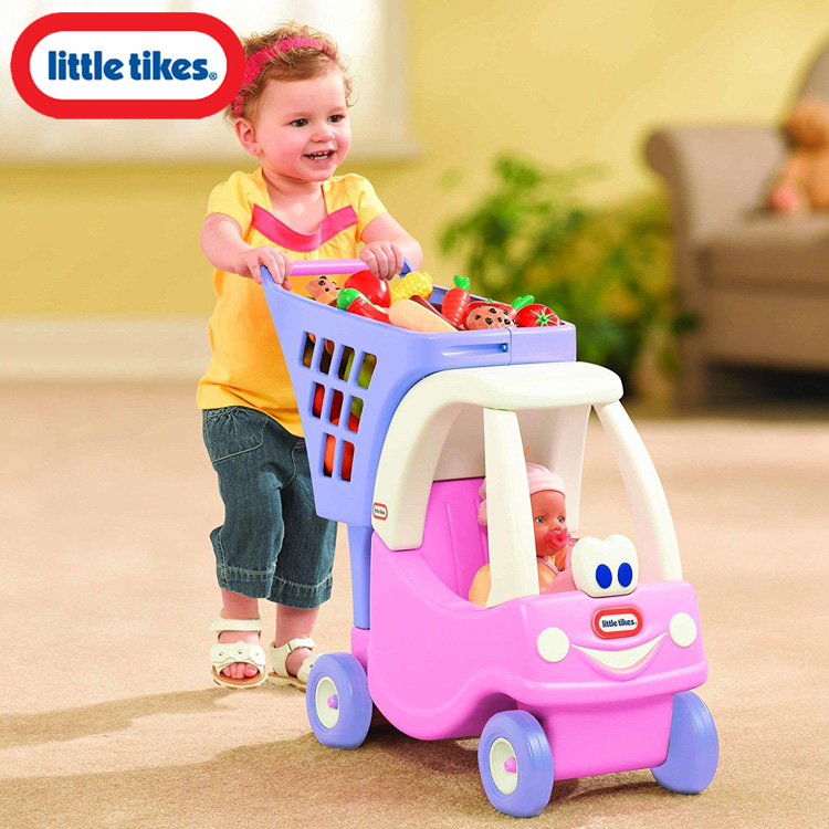 6195 おもちゃ ままごと 1歳半から Littletikes おままごと 家庭用 ごっこ遊び ショッピングカート 6195おもちゃ ごっこ遊び リトルタイクス お買いもの お手伝い カート おもちゃ リトルタイクス コージークーペ プリンセス ショッピングカート プリンセス 女の子 1