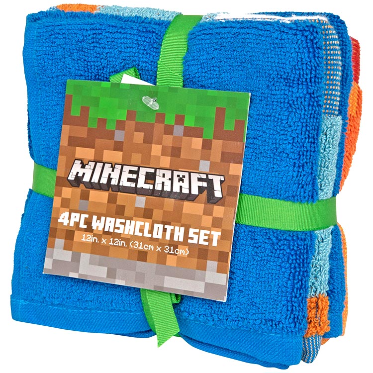 マイクラタオルケット2種セット　Minecraft フリースタオル 楽天市場】マインクラフト ビーチタオル 16442 マイクラ グッズ