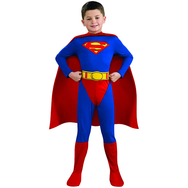 ルービーズ スーパーマン ハロウィン コスチューム コスプレ 男の子 90-160cm 衣装 子供 Rubies 882085画像
