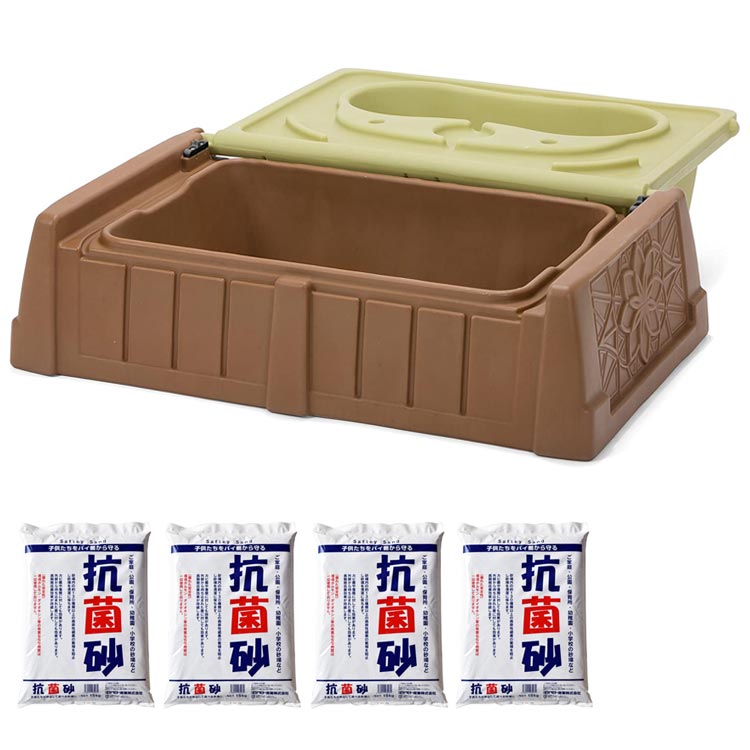 Online ONLY(外国で取寄)/ シムプレイ 砂子 \u0026 お水 砂子ボックス席 長椅子 蓋付き添い人 抗菌砂 15kg×4袋書き割り盛り砂 2歳から simplay3 /送りとどけるカテゴリー化A