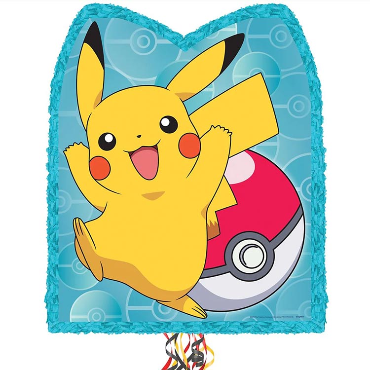 【マラソン限定◆POINT3倍】ピニャータ ポケモン ポケットモンスター ピカチュー デコレーション デコ 55cm 誕生日 くす玉 飾り付け 誕生日飾り付け 室内装飾 バースデー キャラクター POKEMON