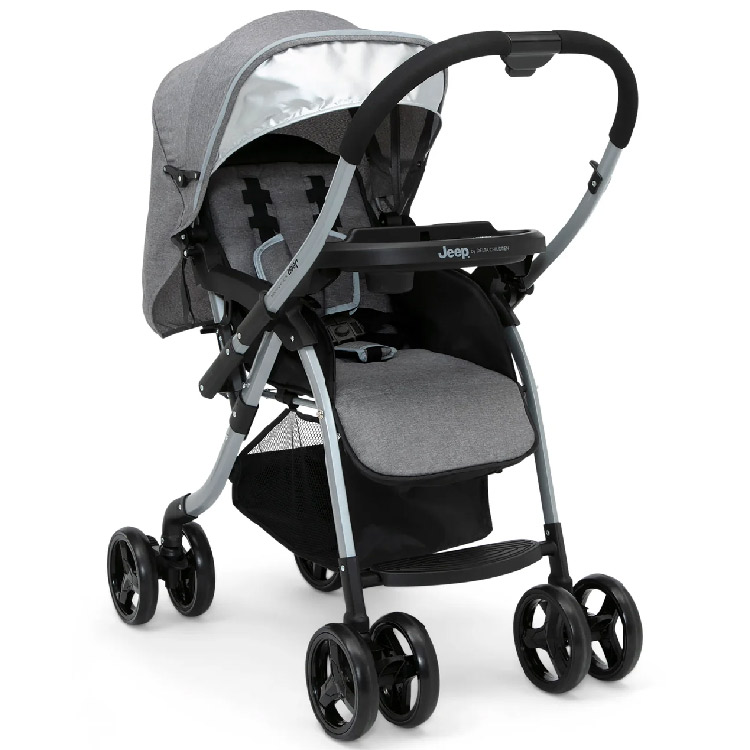 楽天市場 P2倍 7月4日時 クーポン有 Jeep ベビーカー 両対面式 新生児から Ab A型ベビーカー ジープ ストローラー デルタ B 型ベビーカー グレー キッズ ベビー用品 パラニーニョ