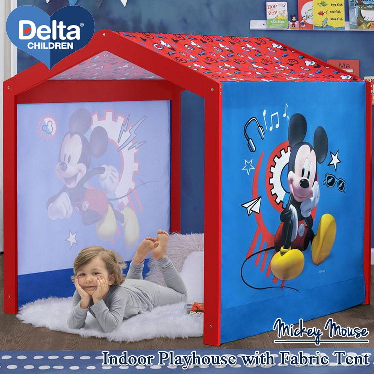 Online Only 海外取寄 プレイハウス ディズニー ミッキーマウス テント 室内 インドア キッズ 家具 デルタ Delta Fitzfishponds Com