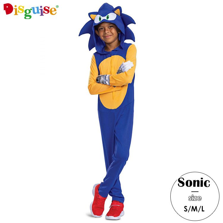【マラソン限定◆POINT3倍】【売切価格】コスチューム ソニック プライム キッズ 男の子 女の子 110-150cm 衣装 子供 Disguis 148459