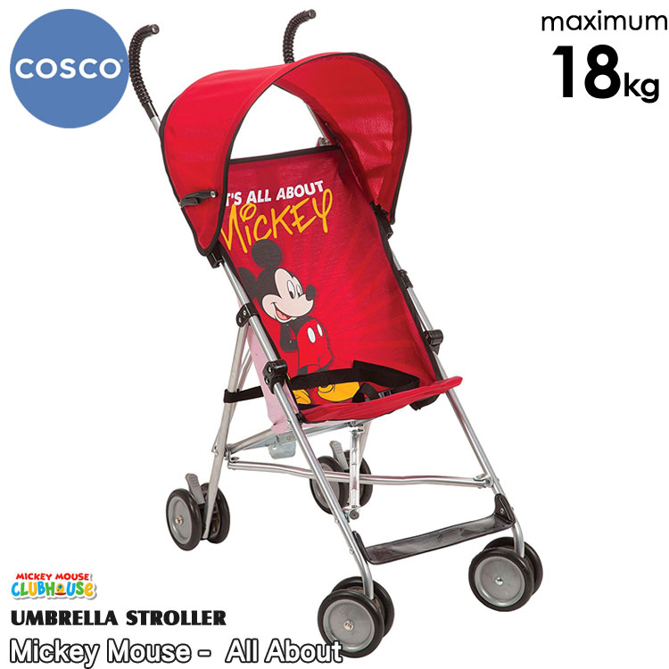 ディズニー B型 ベビーカー バギー 軽量 アンブレラストローラー ミッキーマウス オールアバウト コンパクト 18kgまで Dorel 格安販売の