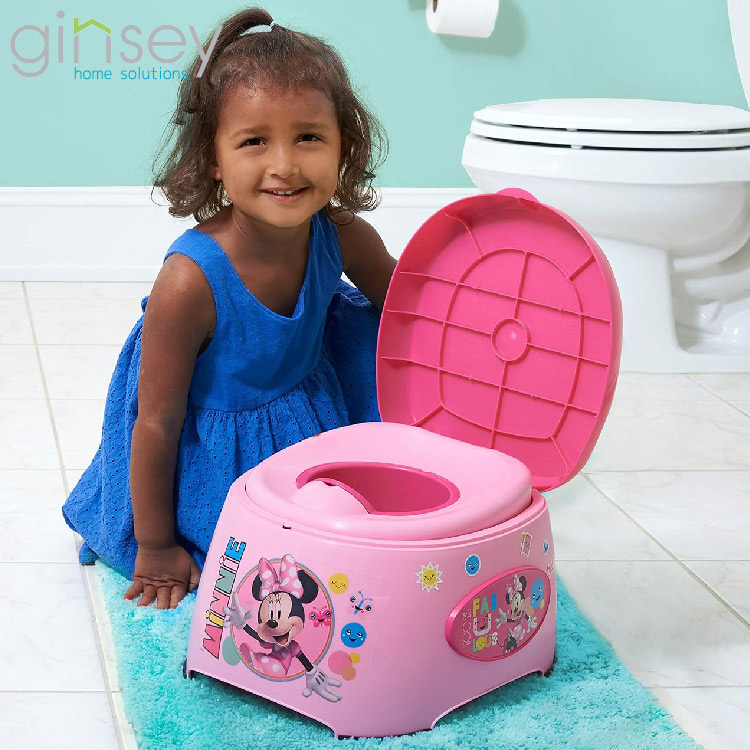 【百貨店SALE★尖んがり3倍】便器 赤ちゃん 便座 ウォルトディズニー ミニーマウス 1歳半頃から 助けること便座 3-IN-1 室内用便器形づくる 洋式室内用便器 ステップス物の具 オマル