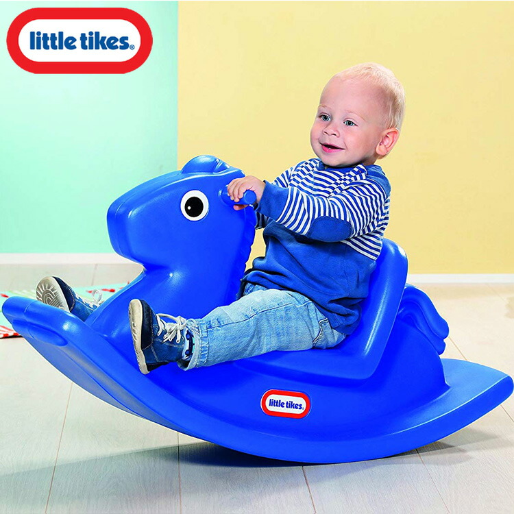 楽天市場 リトルタイクス ロッキンフォース ブルー 1歳 乗用玩具 Littletikes 6171 キッズ ベビー用品 パラニーニョ