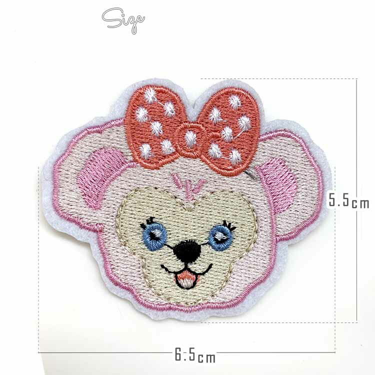 楽天市場 Dm便送料無料 ワッペン シェリーメイ M 全身 刺繍 アイロン キャラクター ディズニー ワッペン アップリケ キッズ ベビー用品 パラニーニョ