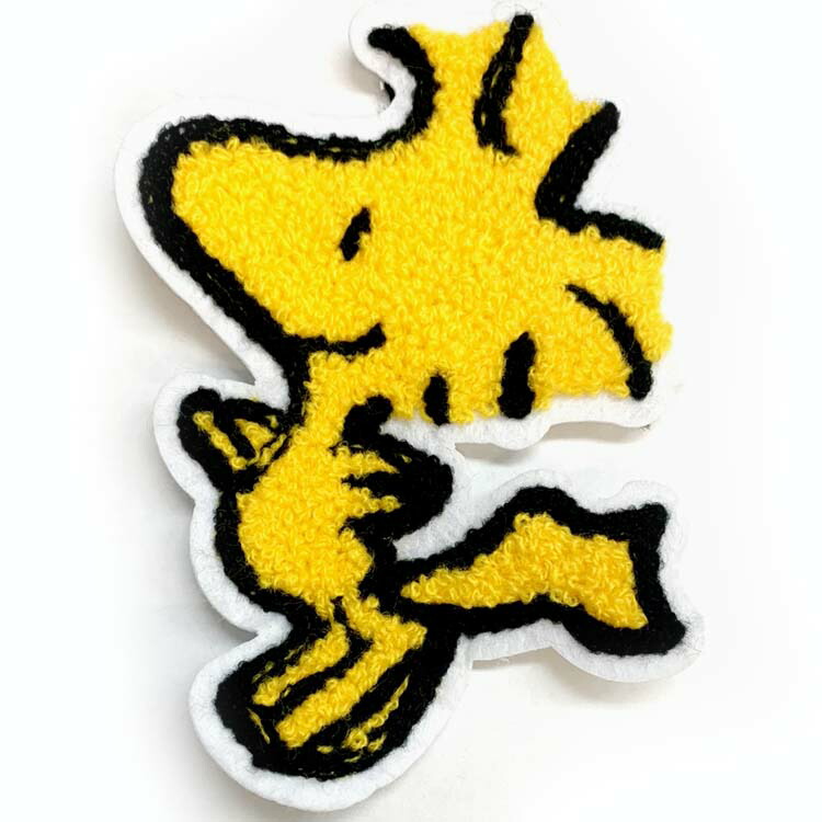 楽天市場 ポイント2倍 11 15限定 送料無料 ワッペン スヌーピー ウッドストック L 全身 刺繍 キャラクター ディズニー ワッペン アップリケ Snoopy キッズ ベビー用品 パラニーニョ