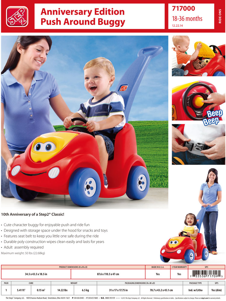 step2 push around buggy 10th anniversary edition