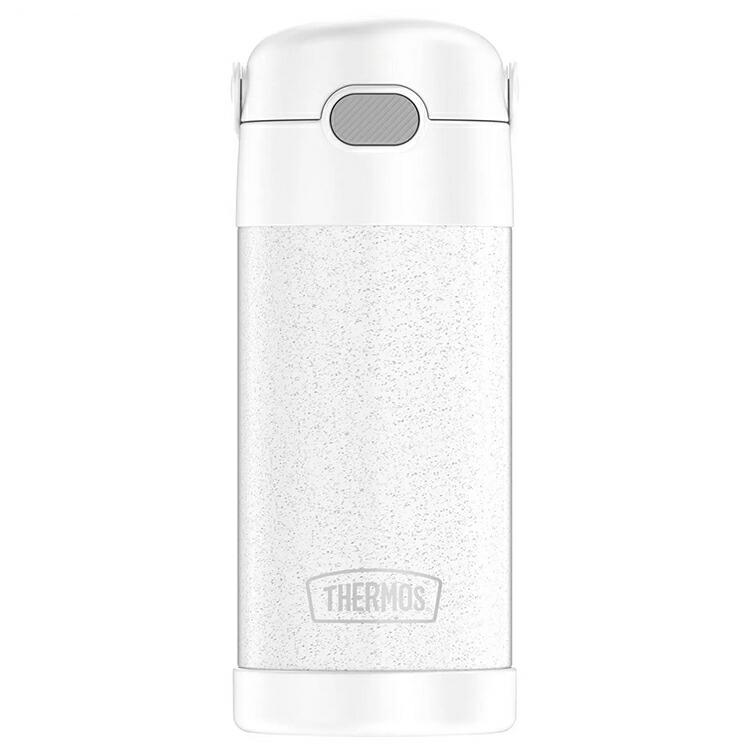 楽天市場 サーモス ステンレス ストロー 水筒 サーモス ステンレス水筒 グリッター ホワイト ストロー 350ml Thermos 子供 無地 キッズ ベビー用品 パラニーニョ