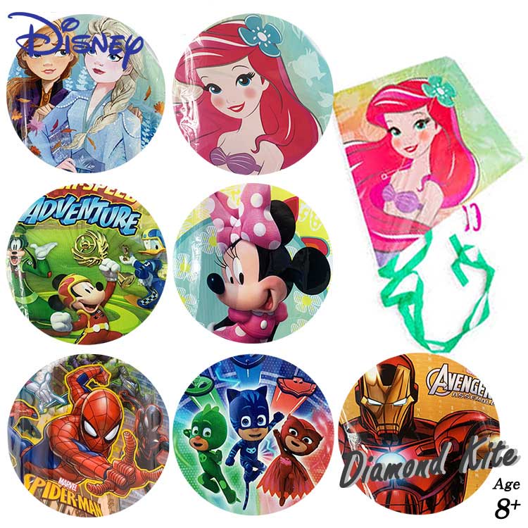 楽天市場 P2倍 3月27日26時 クーポン有 定形外送料無料 ディズニー キャラクター ダイヤモンド カイト 凧 スポーツカイト 凧揚げ たこ お正月 アウトドア レジャー 遊び おもちゃ キッズ ベビー用品 パラニーニョ