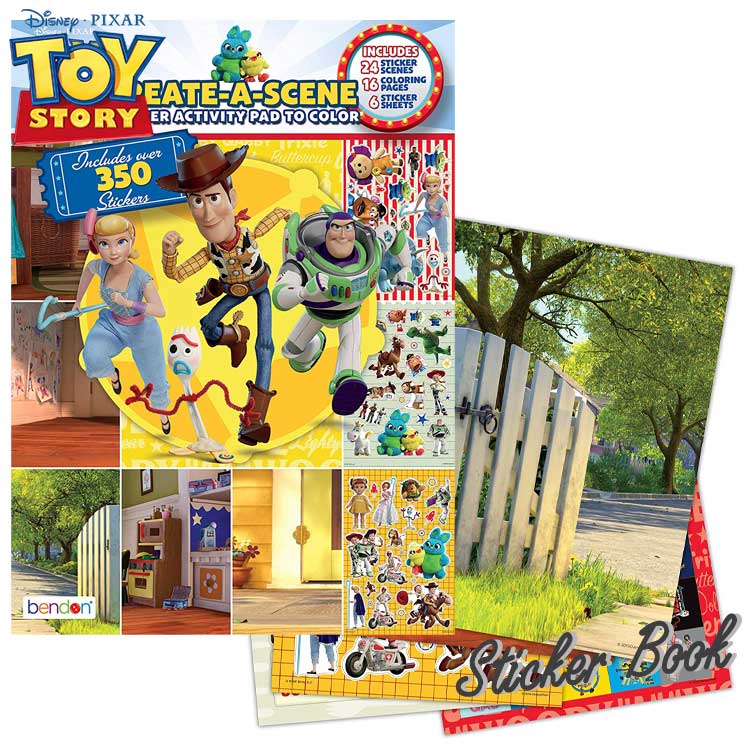 Toy Story 4 9 Roll Sticker Box