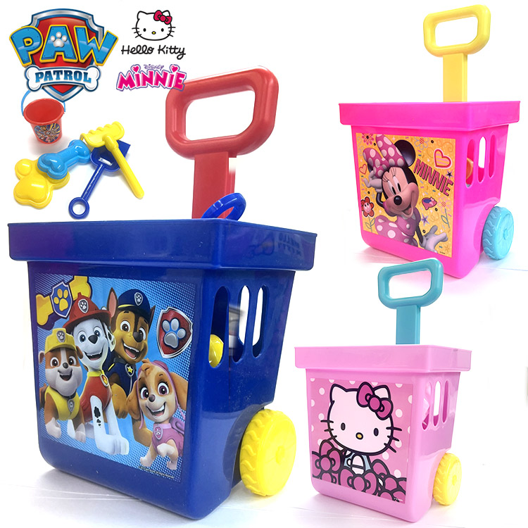 楽天市場】ハローキティ 砂場遊び カート 19668 お砂場セット 女の子
