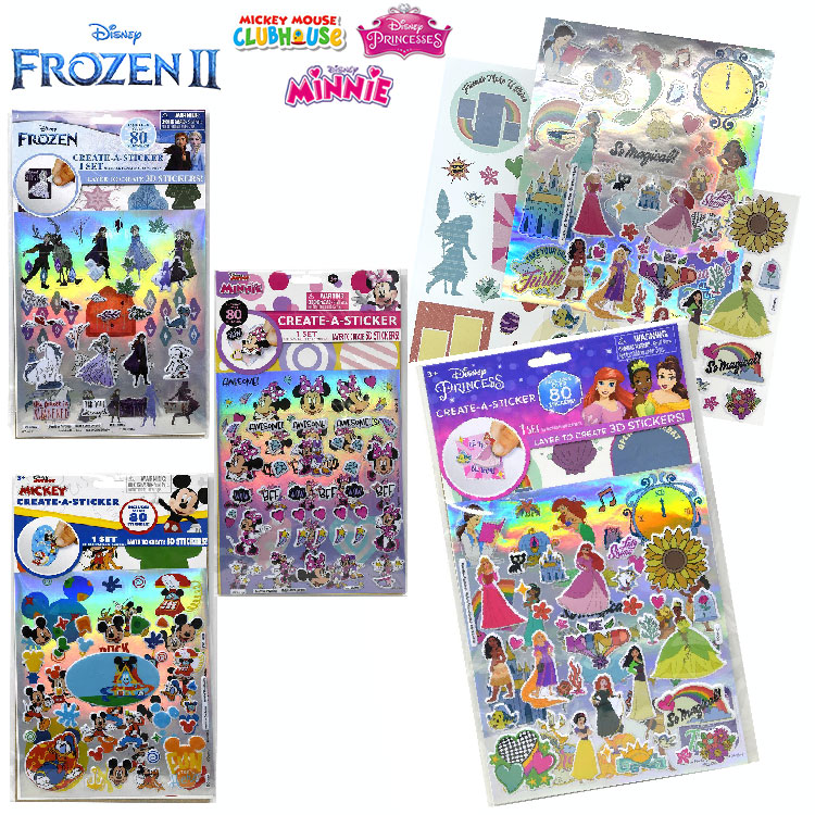 楽天市場】【24個セット】【キャラクター シール】ディズニーかわいい