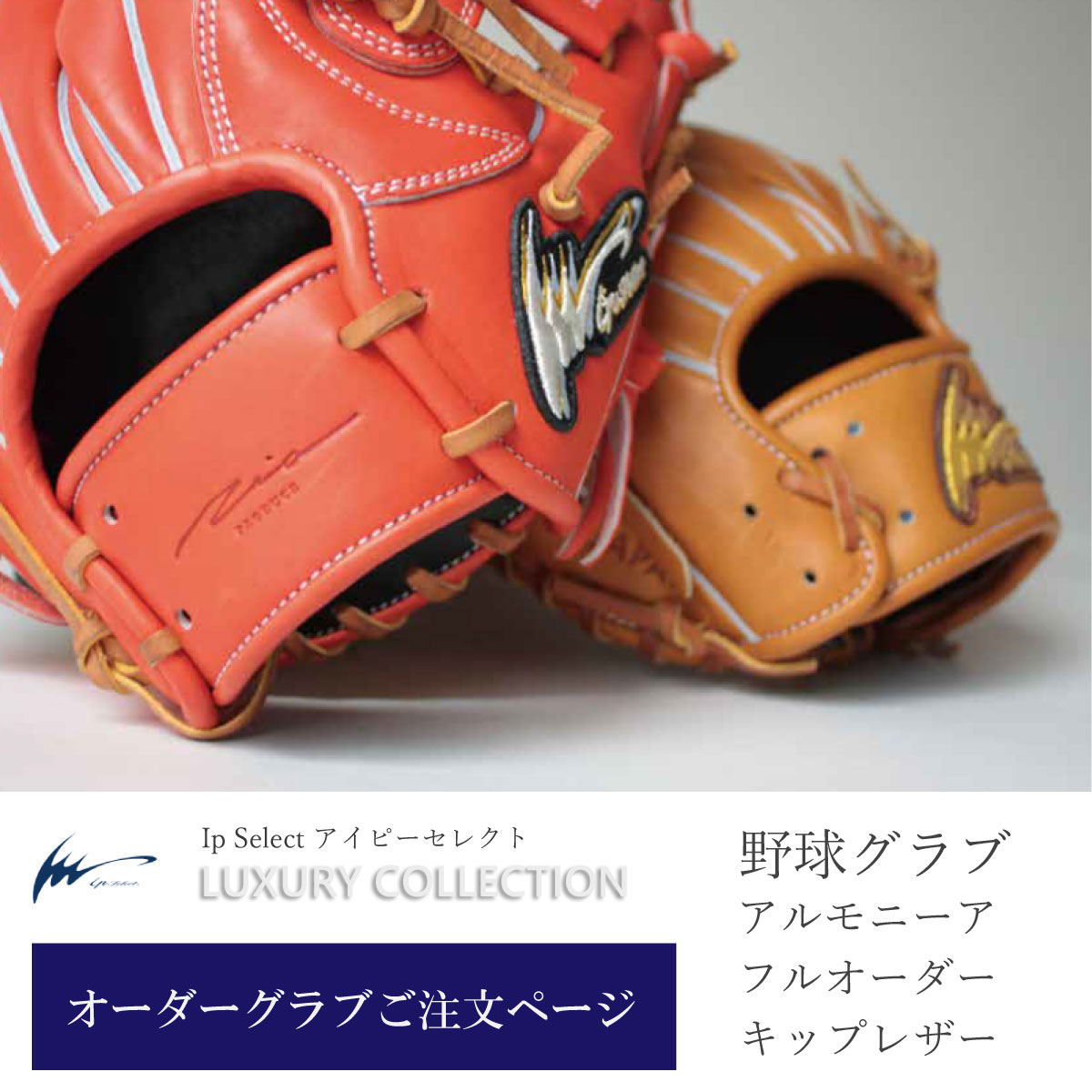 Ip select アイピーセレクト Ip_Order_Glove_ARLc 野球 グラブ