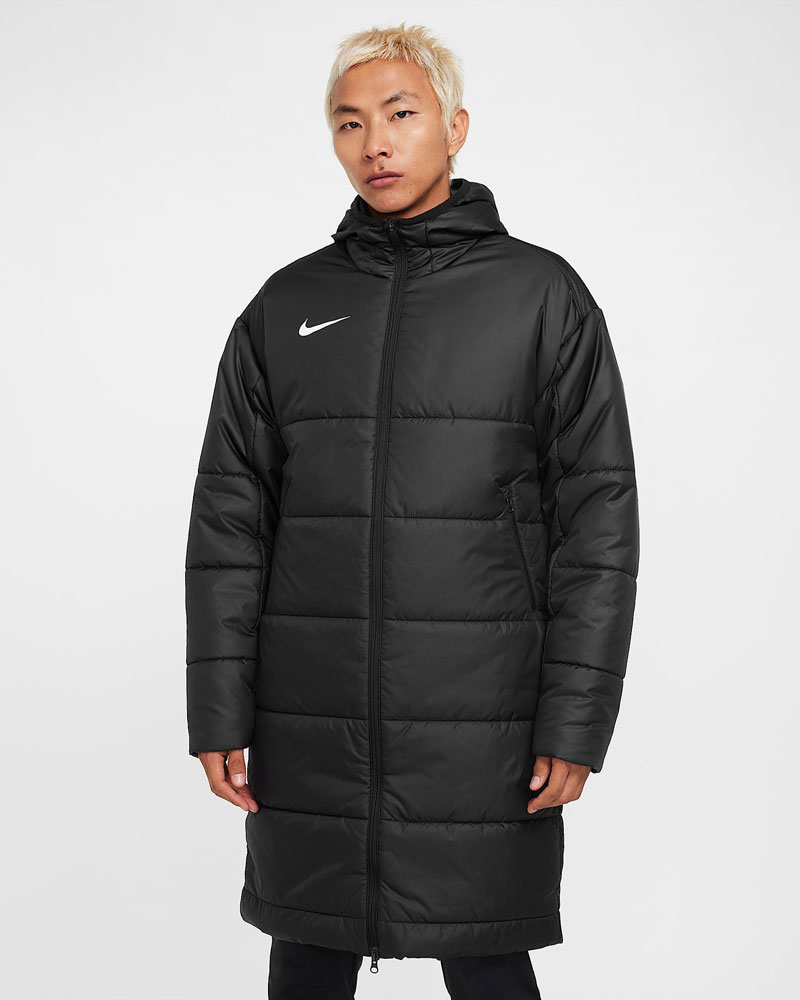 【極美品】 NIKE リバーシブル フード付き ベンチコート ブラック Nike ナイキ フード付きダウンジャケット ブラック リバーシブル