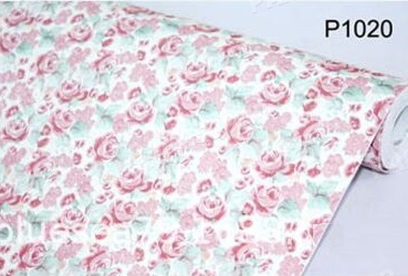 100m P10 ピンク フラワー 薔薇 壁紙 シール リフォーム 多用途 ウォールステッカー はがせる リメイクシート Onpointchiro Com