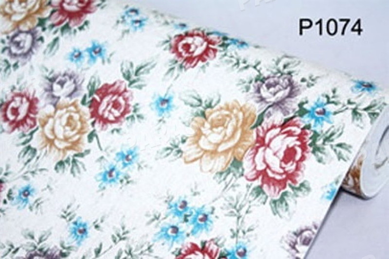 100m P1074 フラワー 花柄 壁紙 シール リフォーム 多用途 ウォールステッカー はがせる リメイクシート Onpointchiro Com