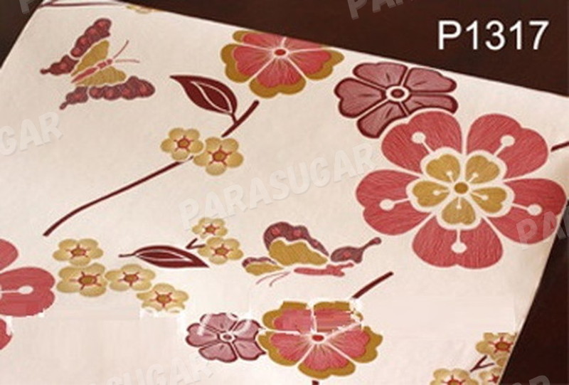 【楽天市場】【50M】p1317 梅 花柄 フラワー 和柄 壁紙 シール 
