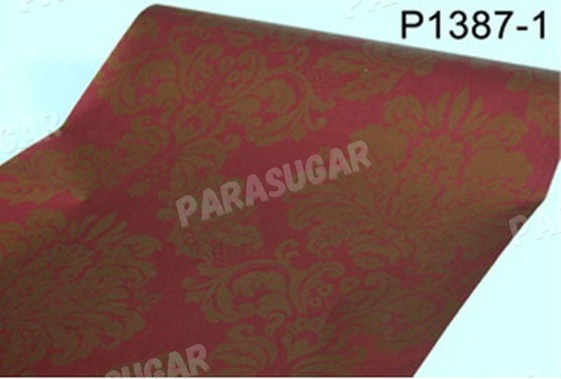 正規逆輸入品 50m P1387 1 ダマスク柄 フラワー 花柄 パターン 壁紙 シール リフォーム 多用途 ウォールステッカー はがせる リメイクシート 壁紙