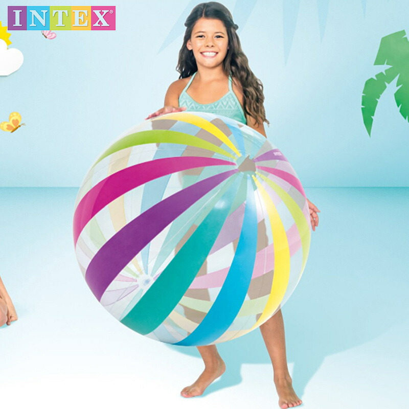 楽天市場】ジャンボボール107cm ビーチボール 海水浴 大人 子供 海