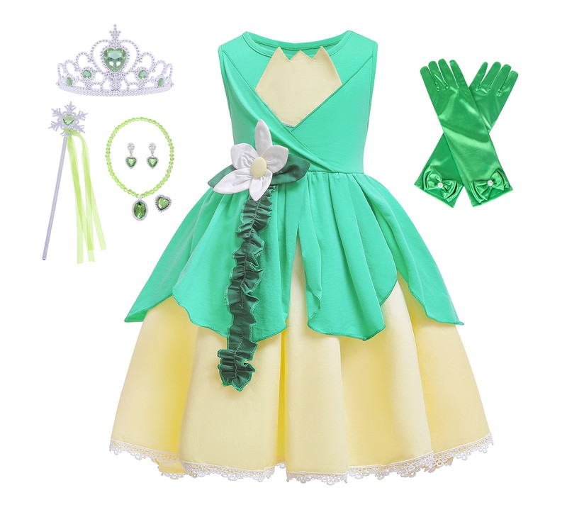 プリンセス ドレス アクセサリー セット 子供 仮装 女の子 コスチューム 衣装 コスプレ プレゼント リトルプリンセス お姫様 妖精 121